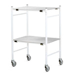 Trolley, Dressing, Mild Steel, 2 Removable Shelves, 450mm