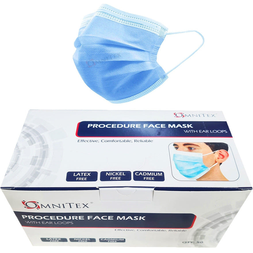 Type IIR Surgical Face Mask x 50 - Blue [UK MADE]