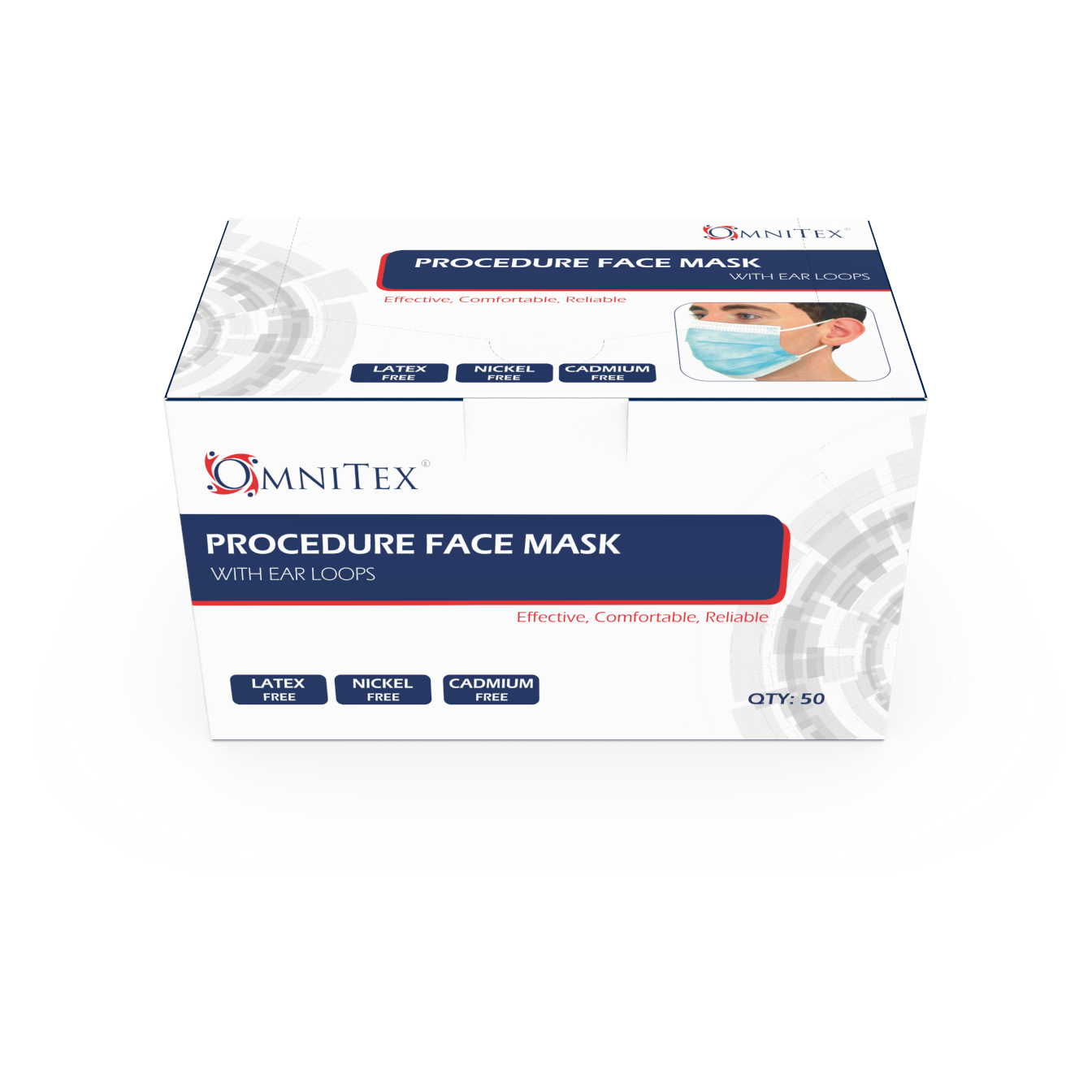 Type IIR Surgical Face Mask x 50 - Blue [UK MADE]