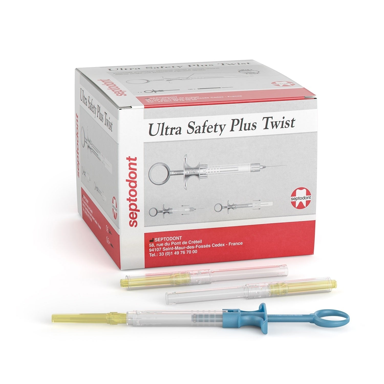 Ultra Safety Plus Twist 27G long - Box of 100