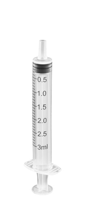 Unifine Luer Slip Central Tip 3ml Syringes - Box of 100