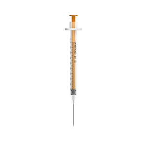 Unisharp 1ml 25G (1 inch) Fixed Needle Syringe - Box of 100