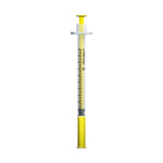 Unisharp 1ml Fixed 29G 0.5" Yellow x 100