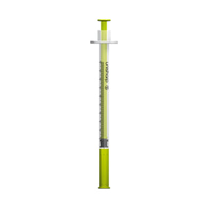 Unisharp 1ml Fixed 30G 0.5" Lime x 100