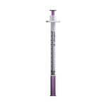 Unisharp 1ml Fixed 30G 0.5" Purple x 100