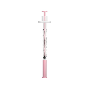 Unisharp 31G 0.3mL Fixed Needle Syringe - Pink Box of 100