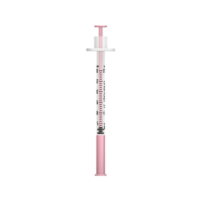 Unisharp 31G 0.3mL Fixed Needle Syringe - Pink Box of 100