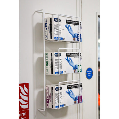 Universal Triple Glove Dispenser Rack