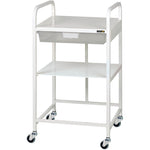 VISTA 10 Economy Trolley - 1 Clear Tray & 1 Shelf