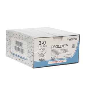 Prolene Suture Cutting P Needle: 26mm 45cm Blue 3-0 2 x 24