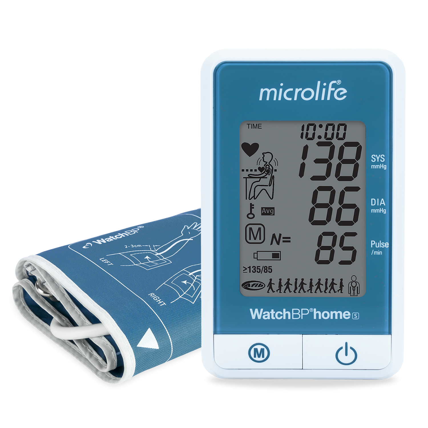 WatchBP Home 'S' - Home BP monitor with AF detection function