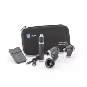 Welch Allyn 3.5V Diagnostic Set with PanOptic Plus LED Ophthalmoscope and MacroView Plus LED Otoscope