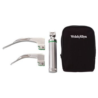 Welch Allyn Macintosh Fibre Optic Laryngoscope Set - #1, #2, #3 & #4