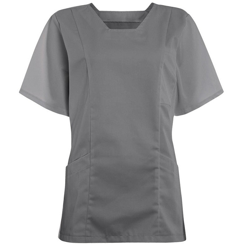 Women's Square-Neck Smart Scrub Top