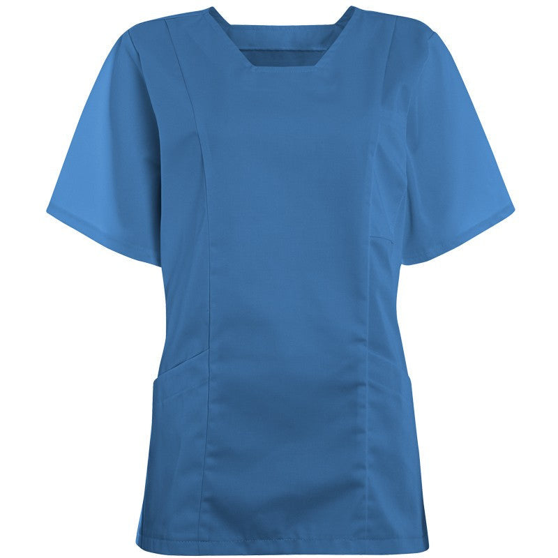 Women's Square-Neck Smart Scrub Top