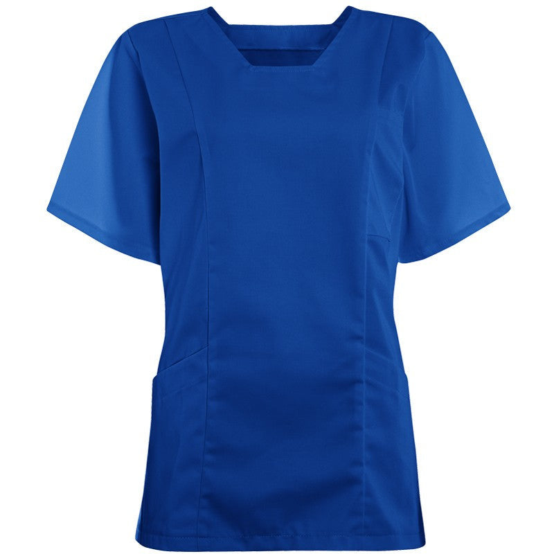 Women's Square-Neck Smart Scrub Top