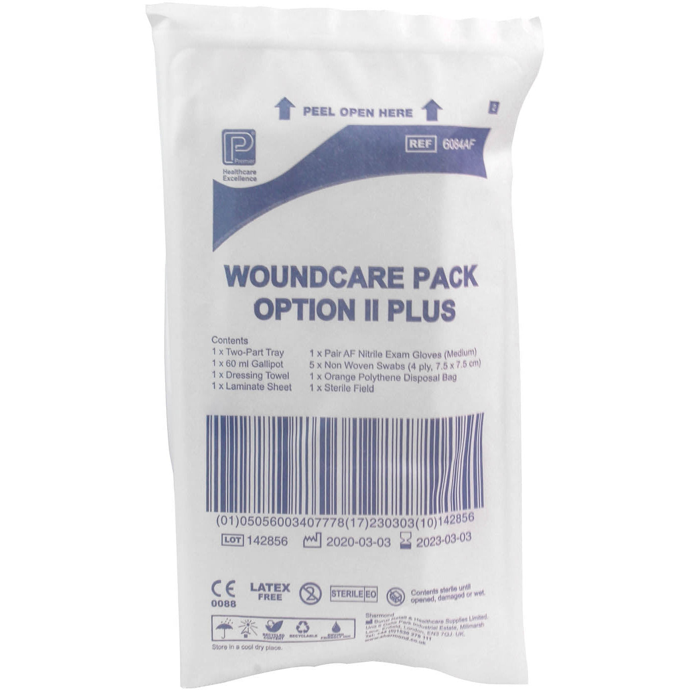 Wound Care Pack Option II Plus - Sterile