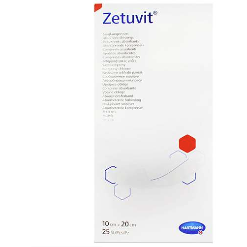 ZETUVIT STERILE 10cm x 20cm Pack of 25