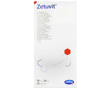 ZETUVIT STERILE 10cm x 20cm Pack of 25