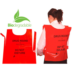 Biodegradable Drug Round Disposable Tabards - 1 Box of 250