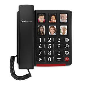 Amplicomms BigTel 40 Plus Black - Corded Phone