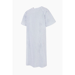 Polycotton Wraparound Examination Gown with Diamond Print - Size 4XL