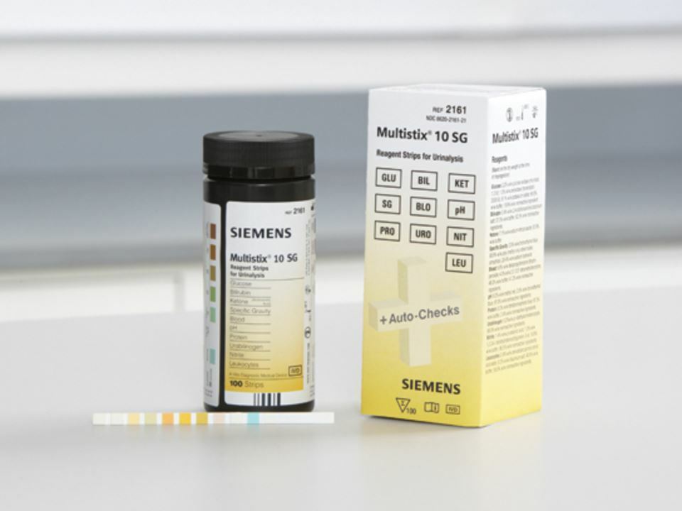 Siemens Multistix 10SG Urinalysis Strips x 100