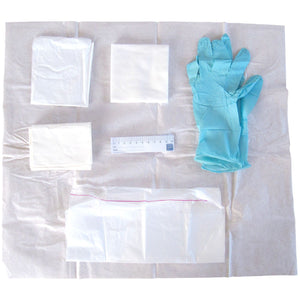 Polyfield Patient Pack with Nitrile Gloves - Medium