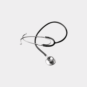 Ruby Dual Head Stethoscope - Black