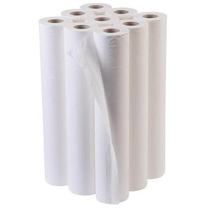 Essentials White Couch Roll 20" - 2ply - 40m x 500mm - Case of 9